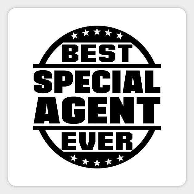 Best Special Agent Ever Magnet by colorsplash